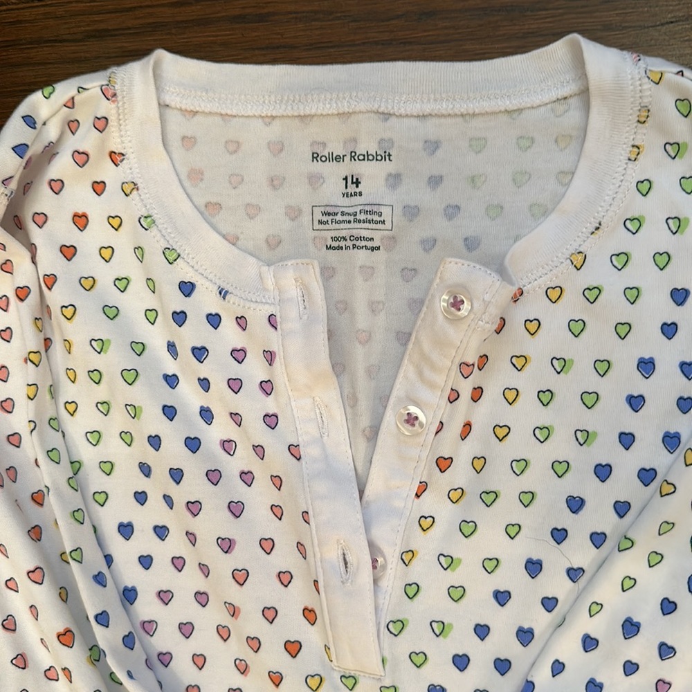 Roller Rabbit cotton PJs worn only once!